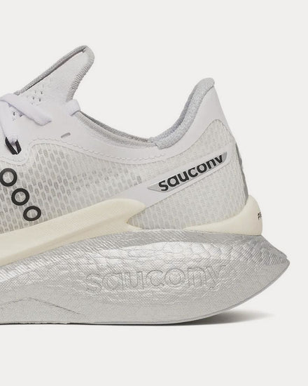 Saucony Endorphin Pro 5 White / Black Running Shoes - 5
