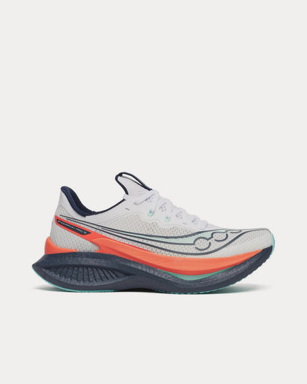 Saucony Endorphin Pro 5 White / Navy Running Shoes - 1