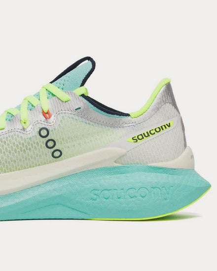 Saucony Endorphin Pro 5 White / Splash Running Shoes - 5