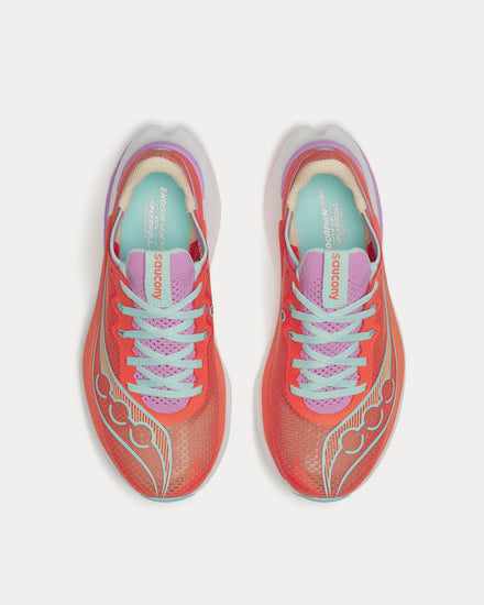 Saucony Endorphin Pro 5 Fire / Orchid Running Shoes - 2