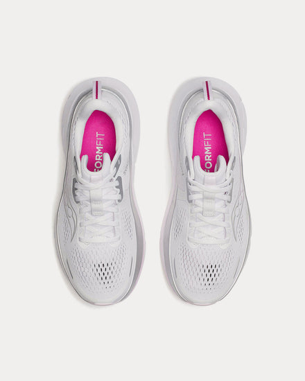 Saucony Guide 18 White / Fuchsia Running Shoes - 2