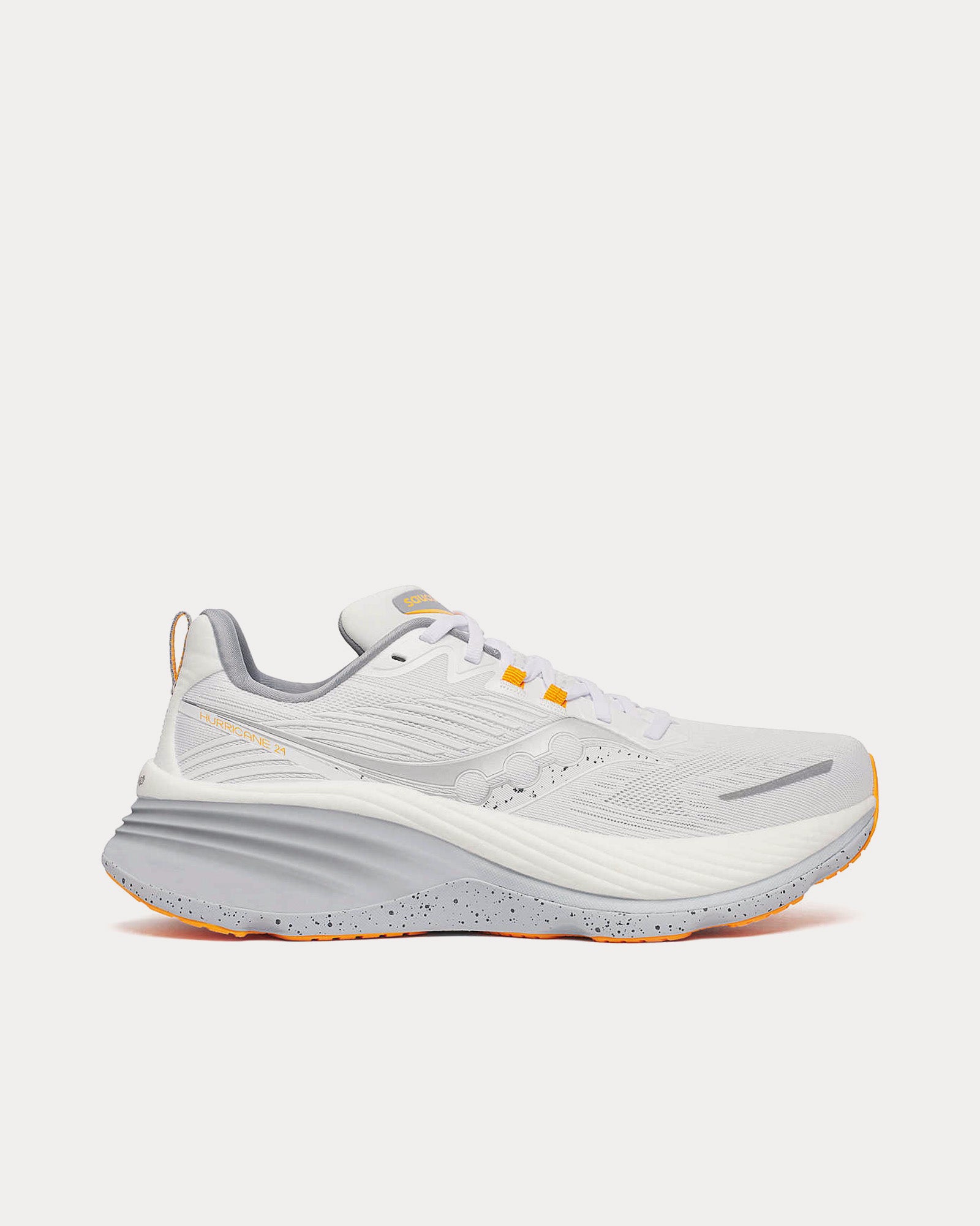 Scarpe Corsa Running Shoes UOMO Saucony HURRICANE 24 Total White Ammortizzate