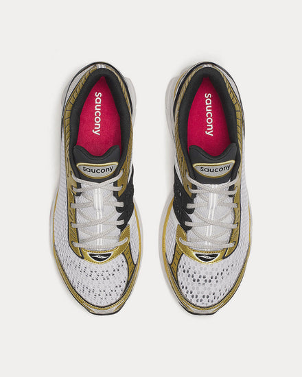 Saucony ProGrid Paramount White / Gold Low Top Sneakers - 2