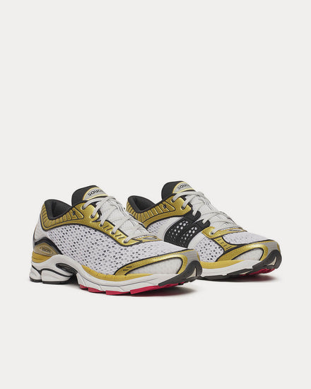 Saucony ProGrid Paramount White / Gold Low Top Sneakers - 3