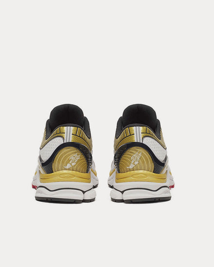 Saucony ProGrid Paramount White / Gold Low Top Sneakers - 4