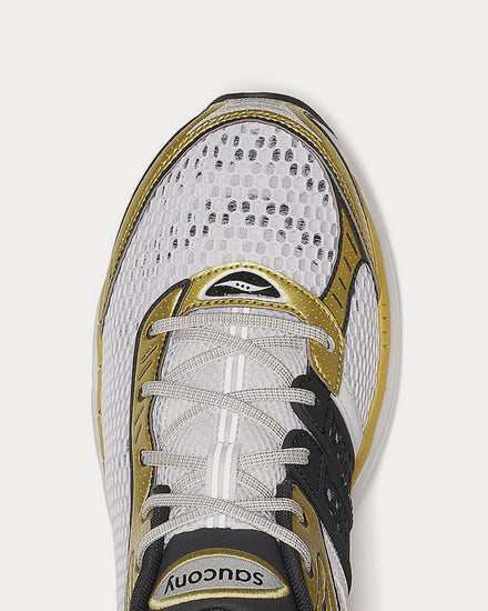Saucony ProGrid Paramount White / Gold Low Top Sneakers - 5