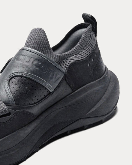 Saucony SILO Grid X Ultra S Black / Shadow Slip On Sneakers - 4