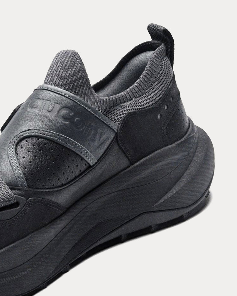 Saucony SILO Grid X Ultra S Black / Shadow Slip On Sneakers - 4