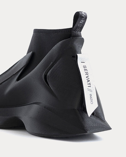 Servati Inizio Black High Top Sneakers - 2