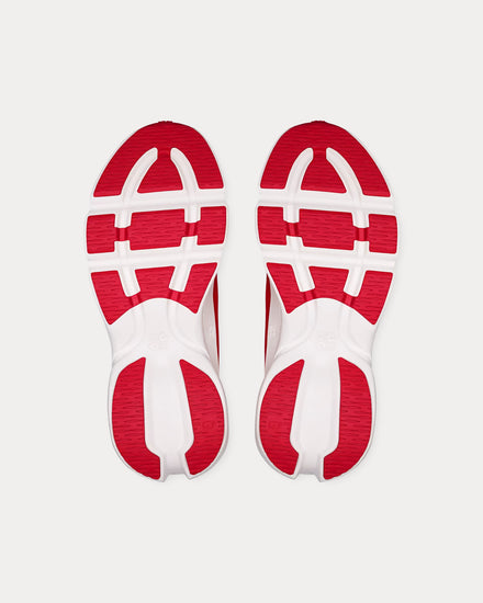 On Running x Loewe Cloudsolo Red / Eggshell Low Top Sneakers - 5