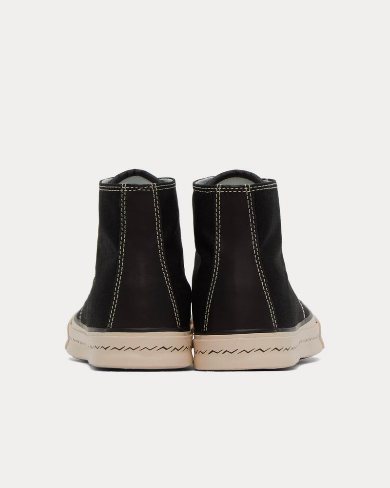 Visvim Skagway Hi Patten Black High Top Sneakers - 3