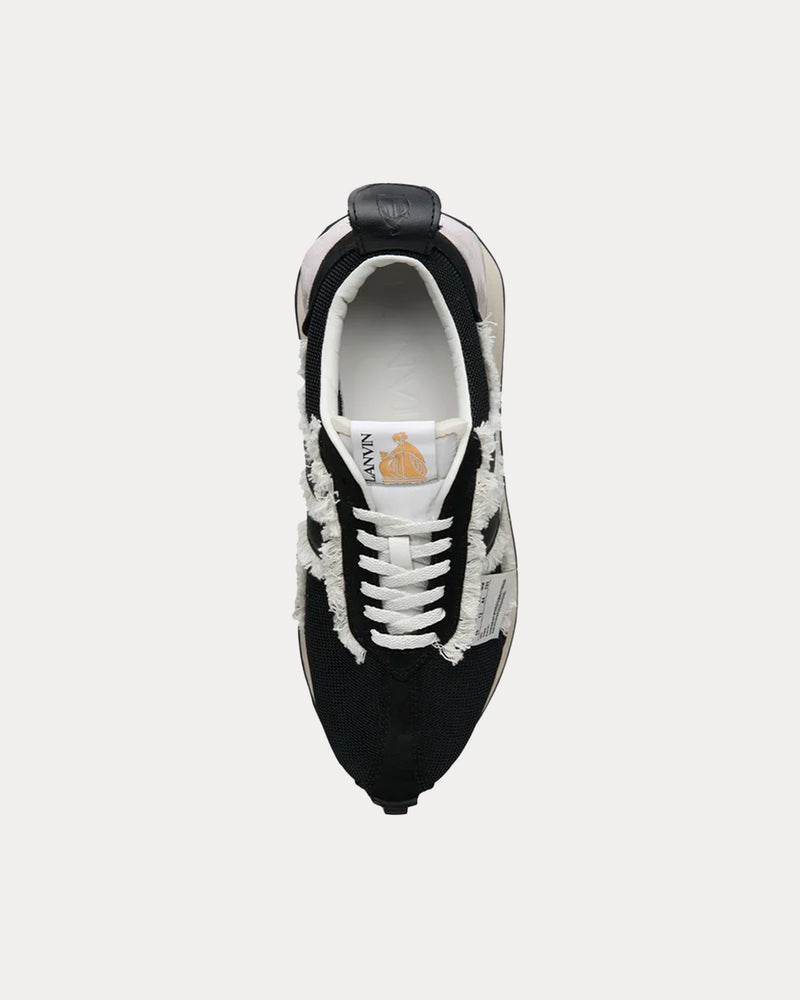 Lanvin x xVESSEL Mesh Bumper Black Low Top Sneakers - 2
