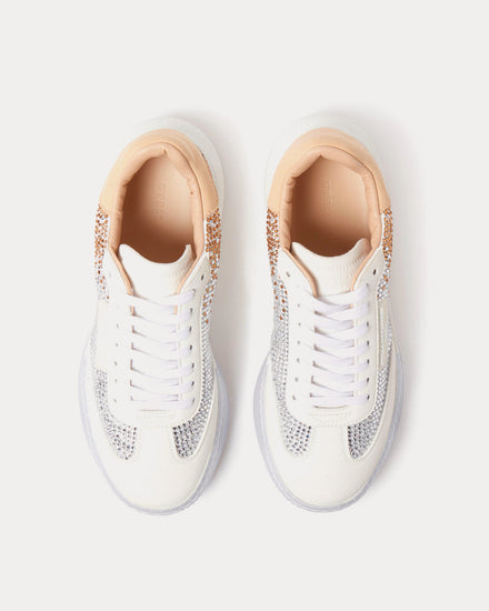 Stella McCartney Loop Lace-up Crystal Degradé Smoked Topaz Low Top Sneakers - 2