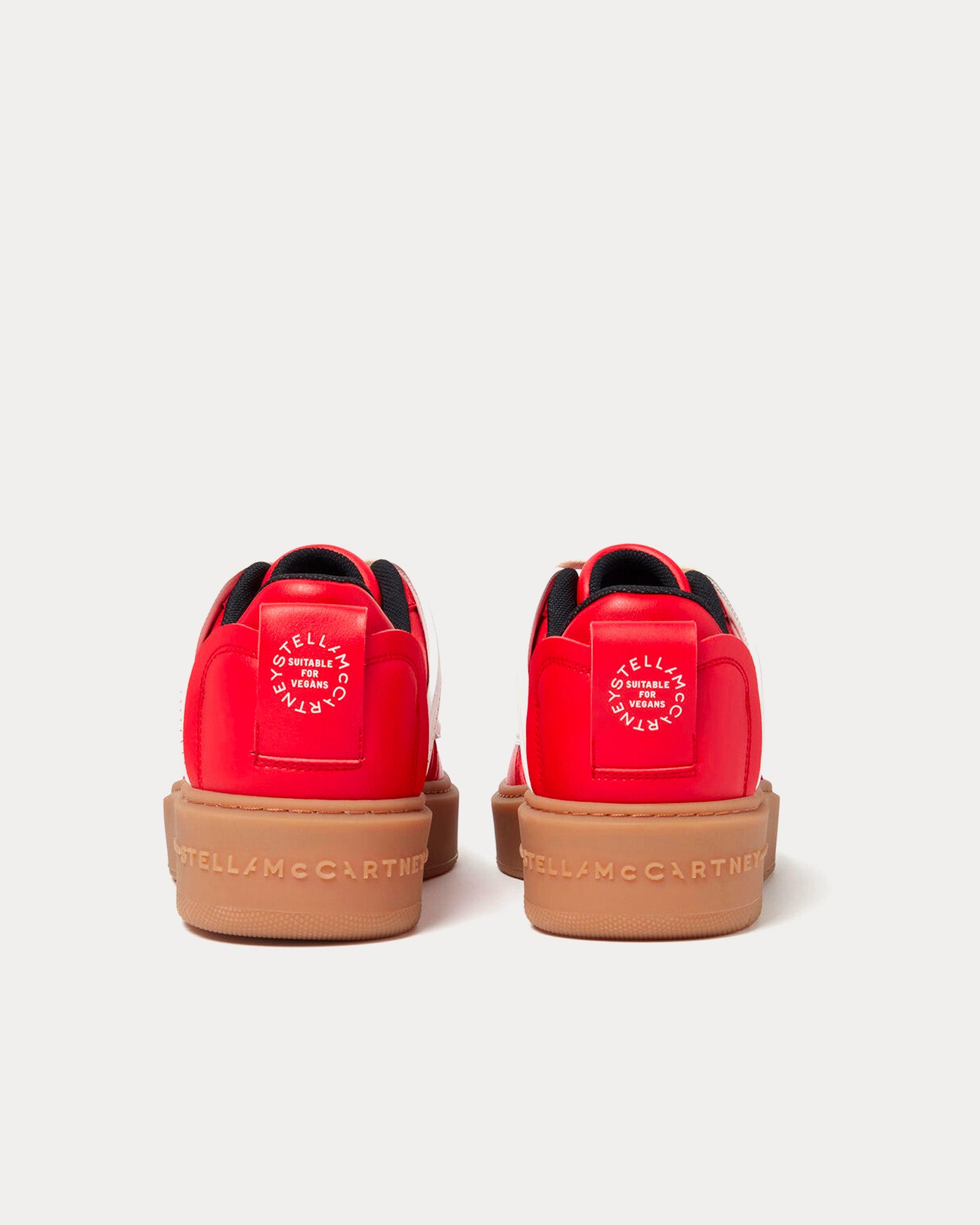 Stella McCartney - S-Wave 1 Red / White Low Top Sneakers