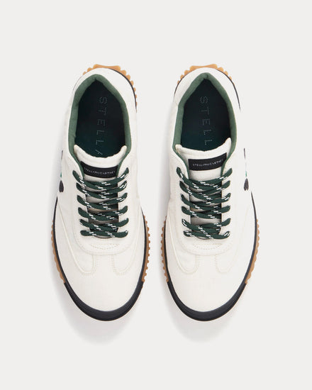 Stella McCartney S-Wave SOS Embroidered Dune Beige Low Top Sneakers - 2
