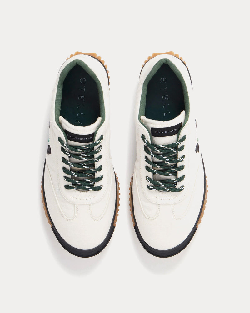 Stella McCartney S-Wave SOS Embroidered Dune Beige Low Top Sneakers - 2
