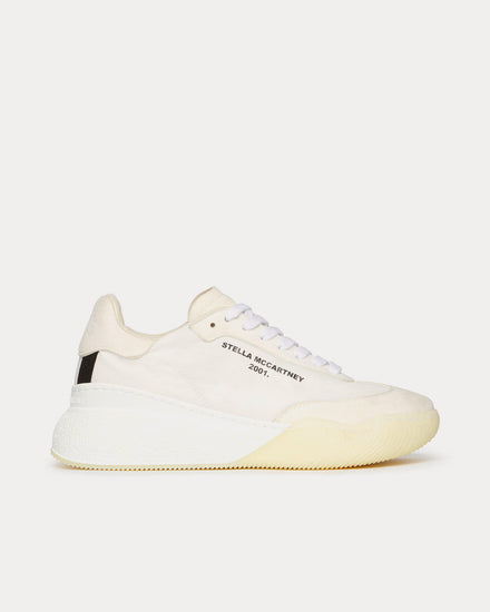 Stella McCartney Loop Lace-up White Low Top Sneakers - 1