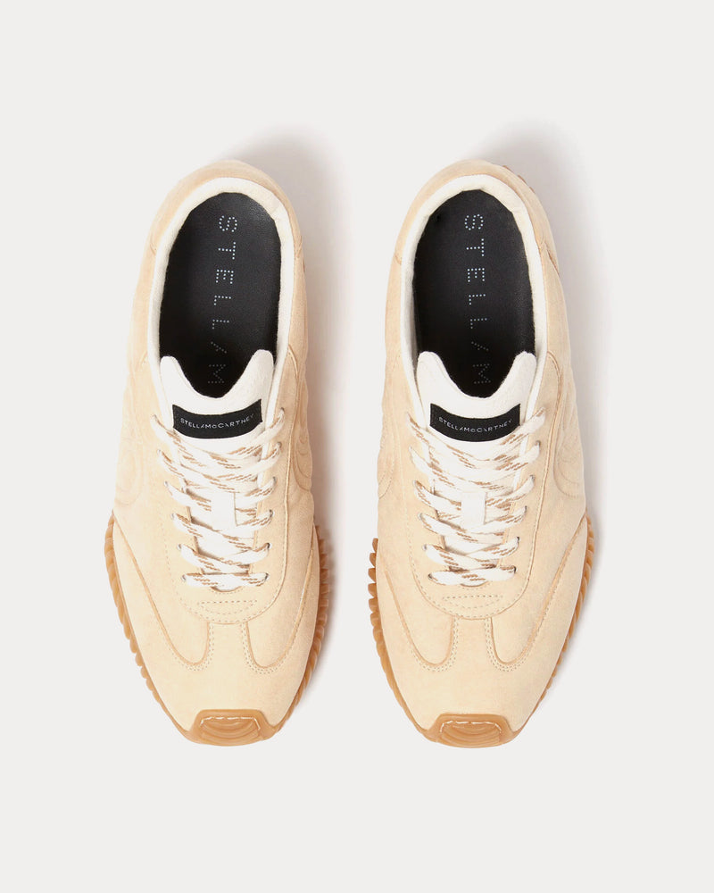 Stella McCartney S-Wave Sport Panelled Cream Low Top Sneakers - 2