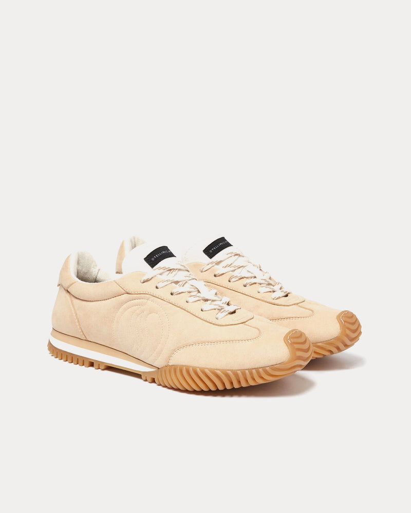 Stella McCartney S-Wave Sport Panelled Cream Low Top Sneakers - 3