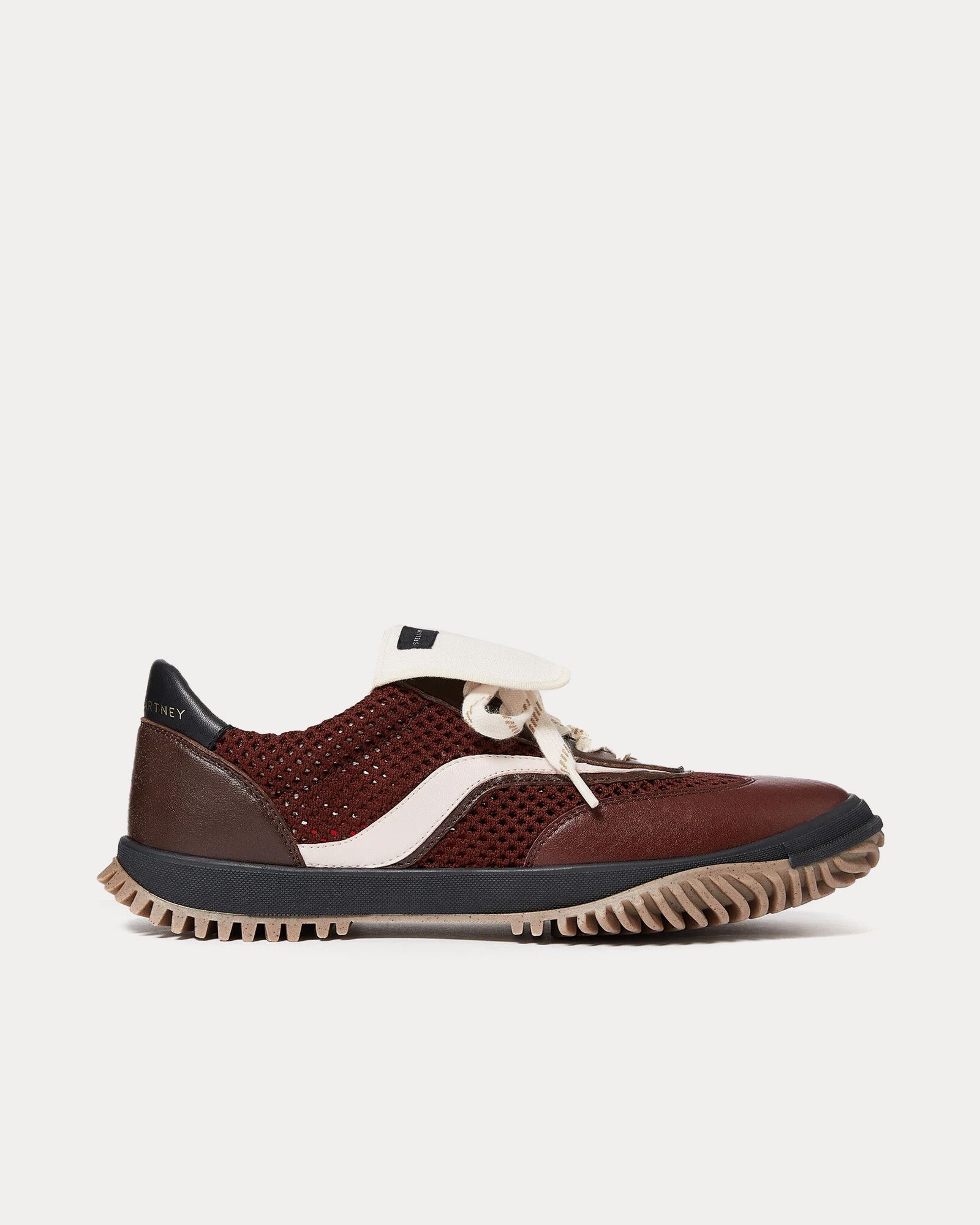 Stella McCartney Women's S-Wave Sport Mesh Panelled Wine Low