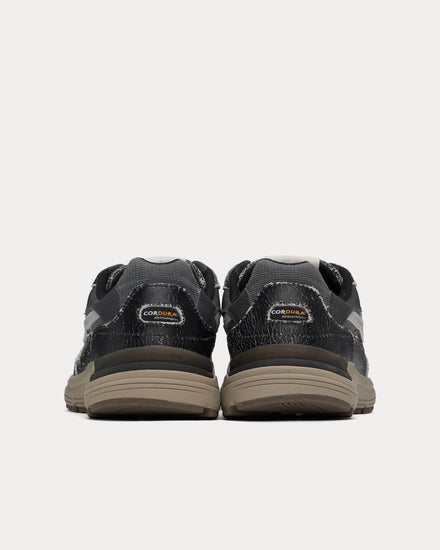 Stepney Workers Club Amiel S-Strike Geo-Merged Cordura Black Low Top Sneakers - 3