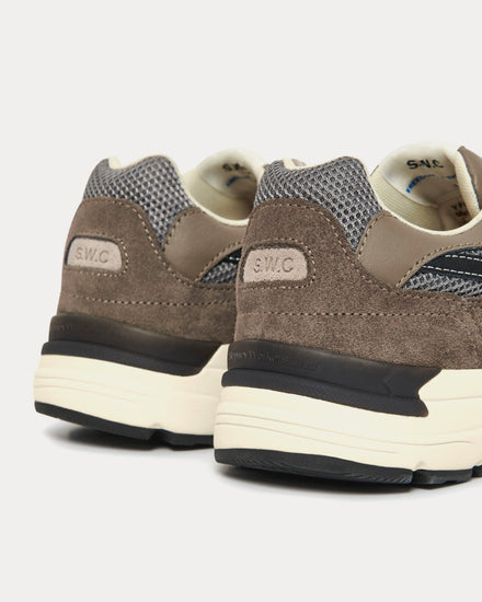 Stepney Workers Club Amiel S-Strike Suede Mix Grey Low Top Sneakers - 4