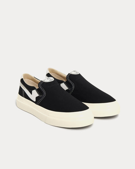 Stepney Workers Club Lister Canvas S-Strike Black / White Slip On Sneakers - 3