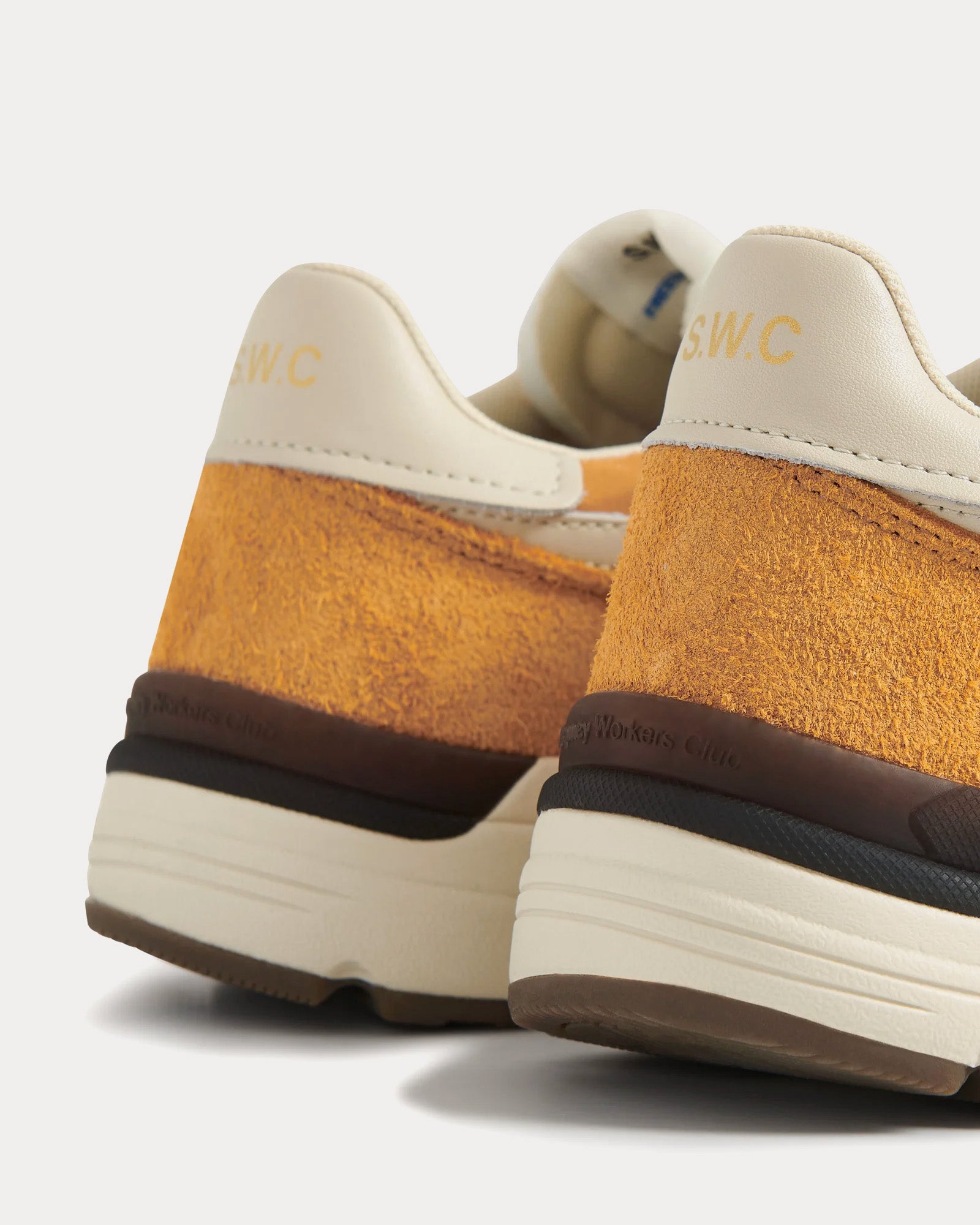 Stepney Workers Club - Osier S-Strike Suede Mix College Yellow Low Top Sneakers