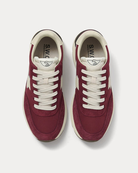 Stepney Workers Club Osier S-Strike Suede Mix College Red Low Top Sneakers - 2