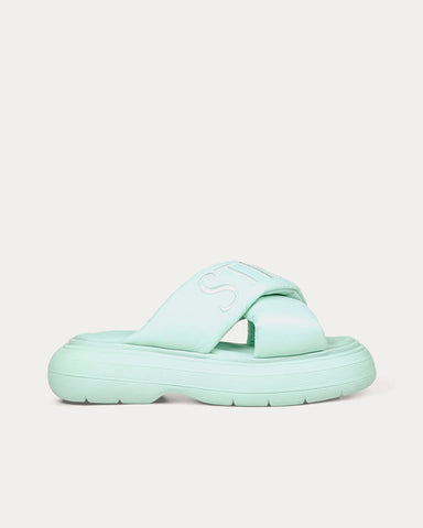 Stine Goya Bubble Aqua Mint Sandals