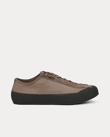 Stone Island S100010 Poly Mesh Ash Brown Low Top Sneakers