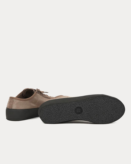 Stone Island S100010 Poly Mesh Ash Brown Low Top Sneakers - 5
