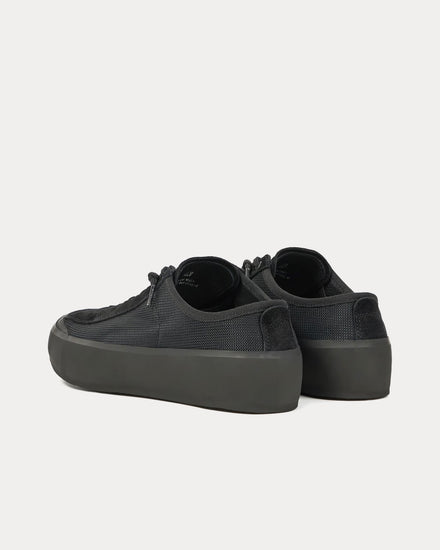 Stone Island S100010 Poly Mesh Black Low Top Sneakers - 4