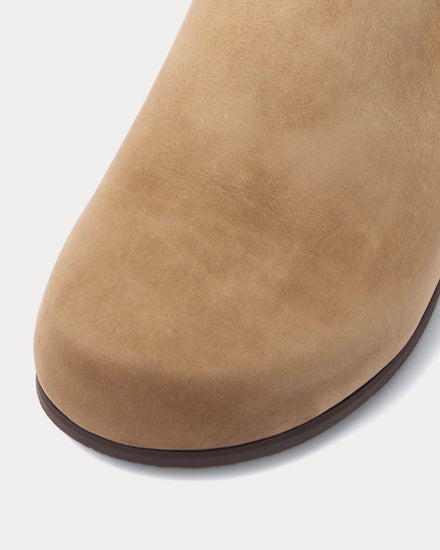 Studio Nicholson Wearing Suede Taupe Clogs - 6