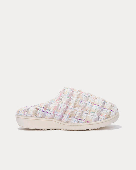 Subu Tweed Cloudbow Slippers - 1