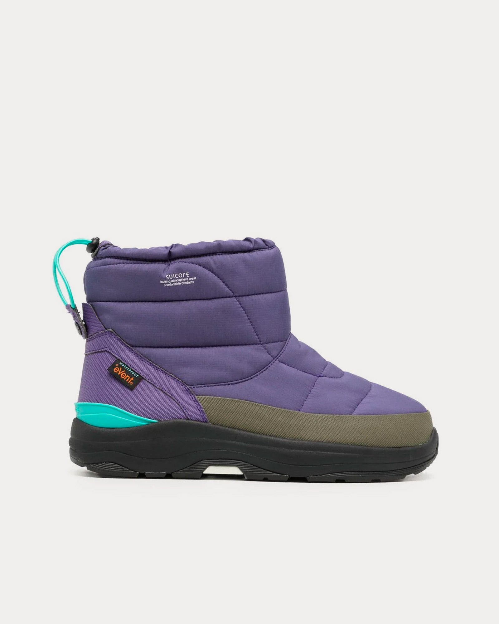 Suicoke - BOWER-evab Lavender Purple / Black Snow Boots