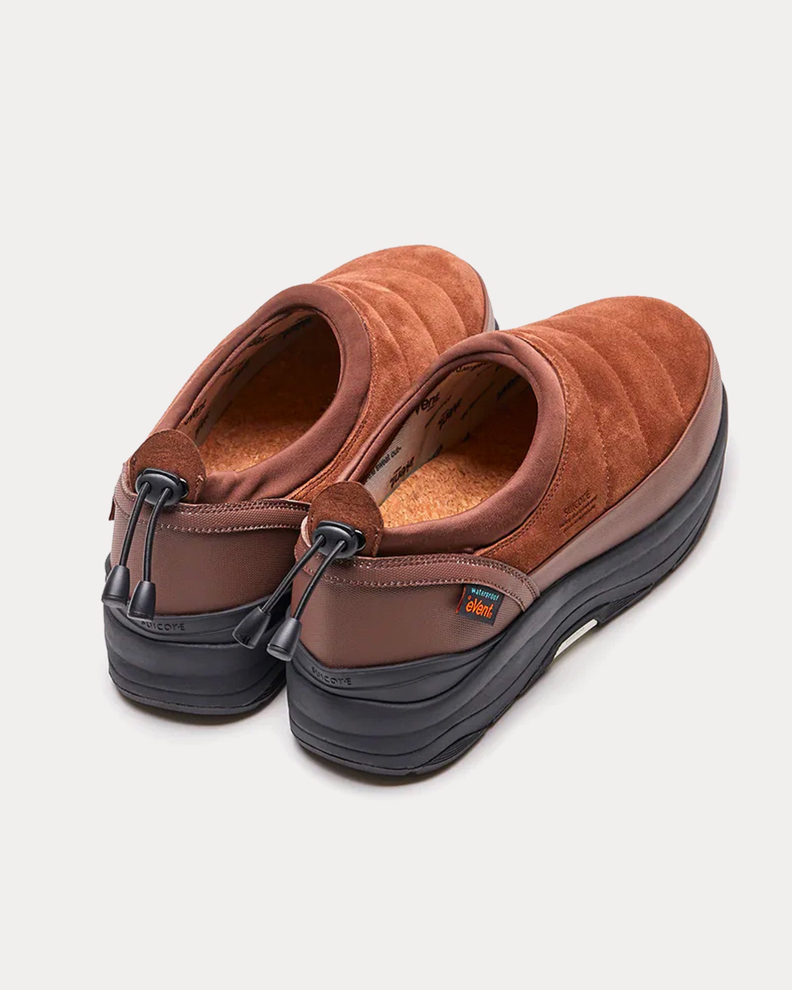 Suicoke - PEPPER-mod-sev Suede Brown Slip On Sneakers