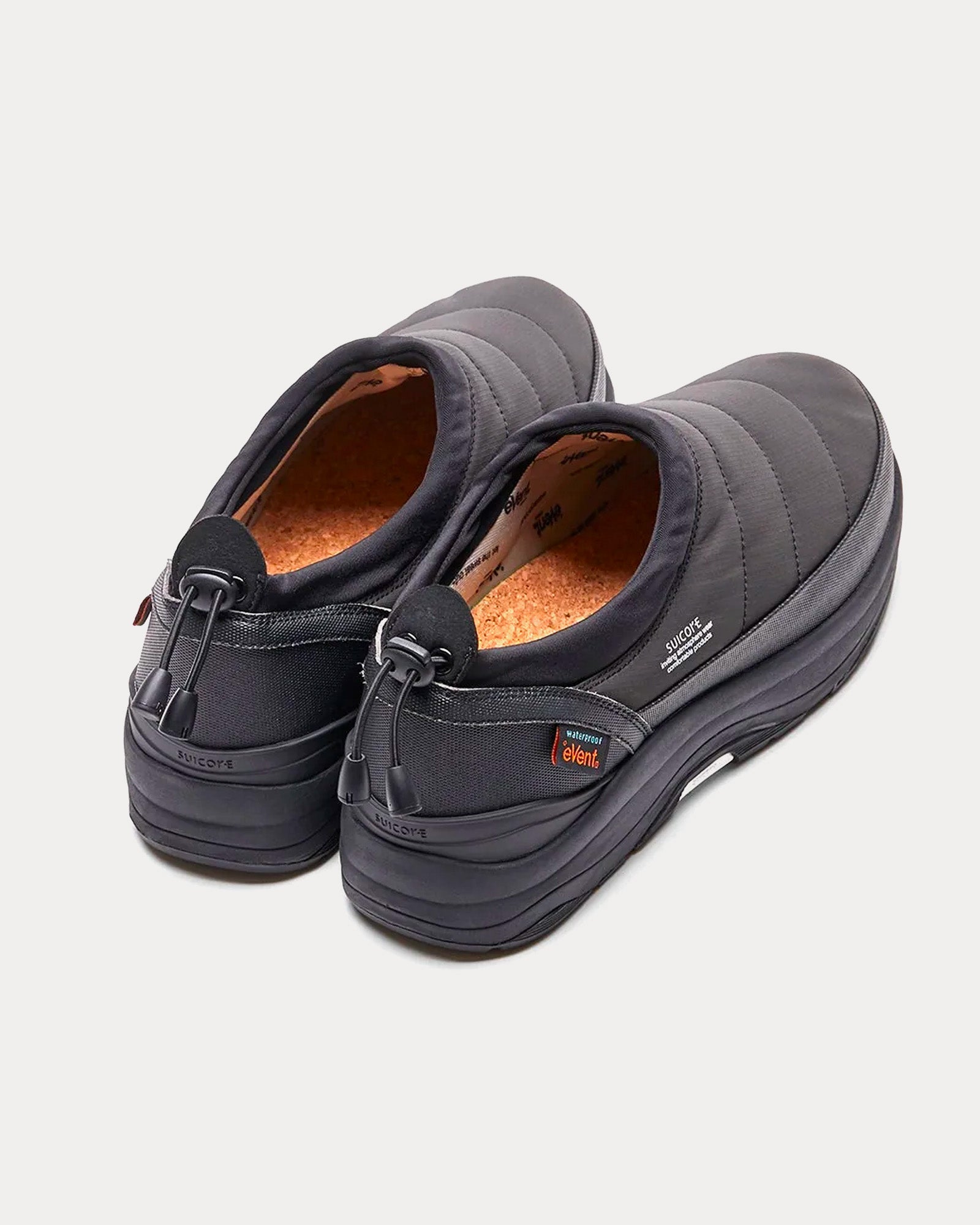 Suicoke - PEPPER-mod-ev Black Slip On Sneakers