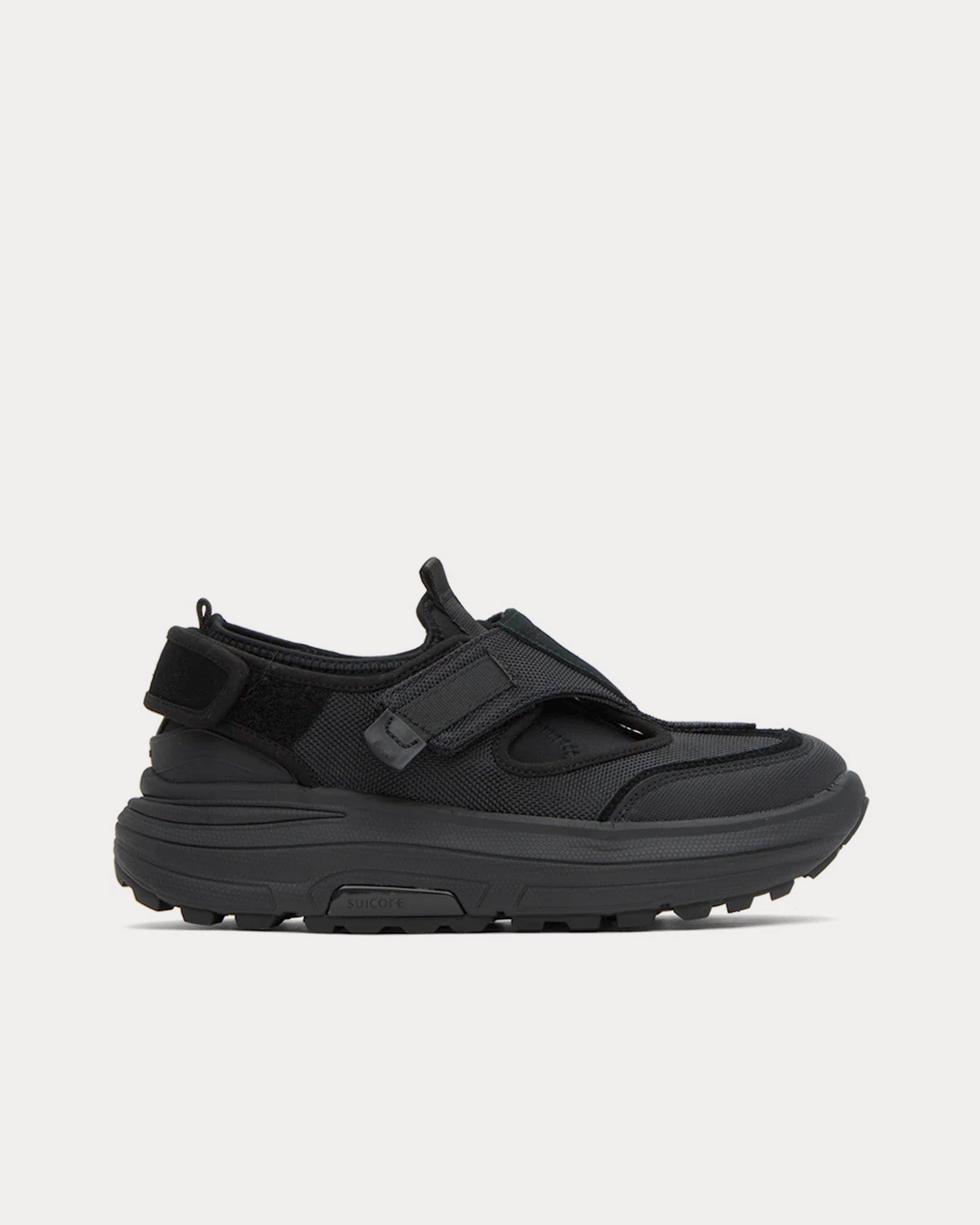 Suicoke - Tred Black Slip On Sneakers