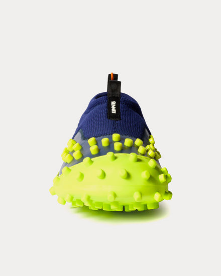 Sunnei 1000CHIODI Blue / Yellow Slip On Sneakers - 4