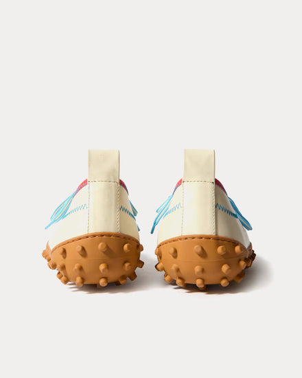 Sunnei 1000CHIODI Ivory Slip On Sneakers - 3