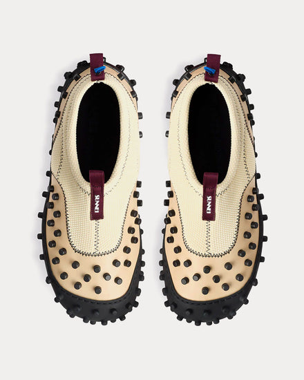 Sunnei 1000CHIODI Sand / Black Slip On Sneakers - 2
