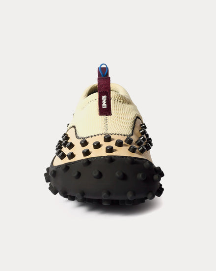 Sunnei 1000CHIODI Sand / Black Slip On Sneakers - 4