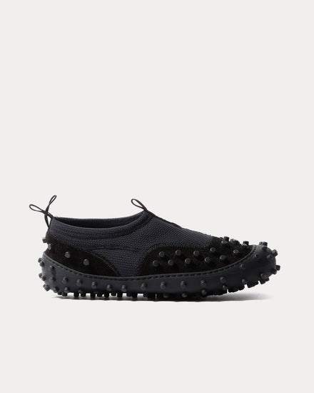 Sunnei 1000CHIODI Black / Black Slip On Sneakers - 1