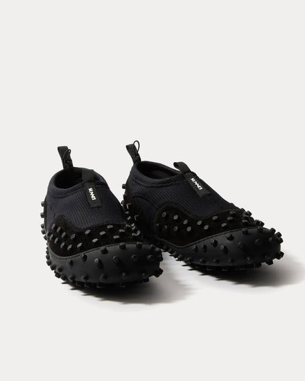 Sunnei Unisex 1000CHIODI Black / Black Slip On Sneakers