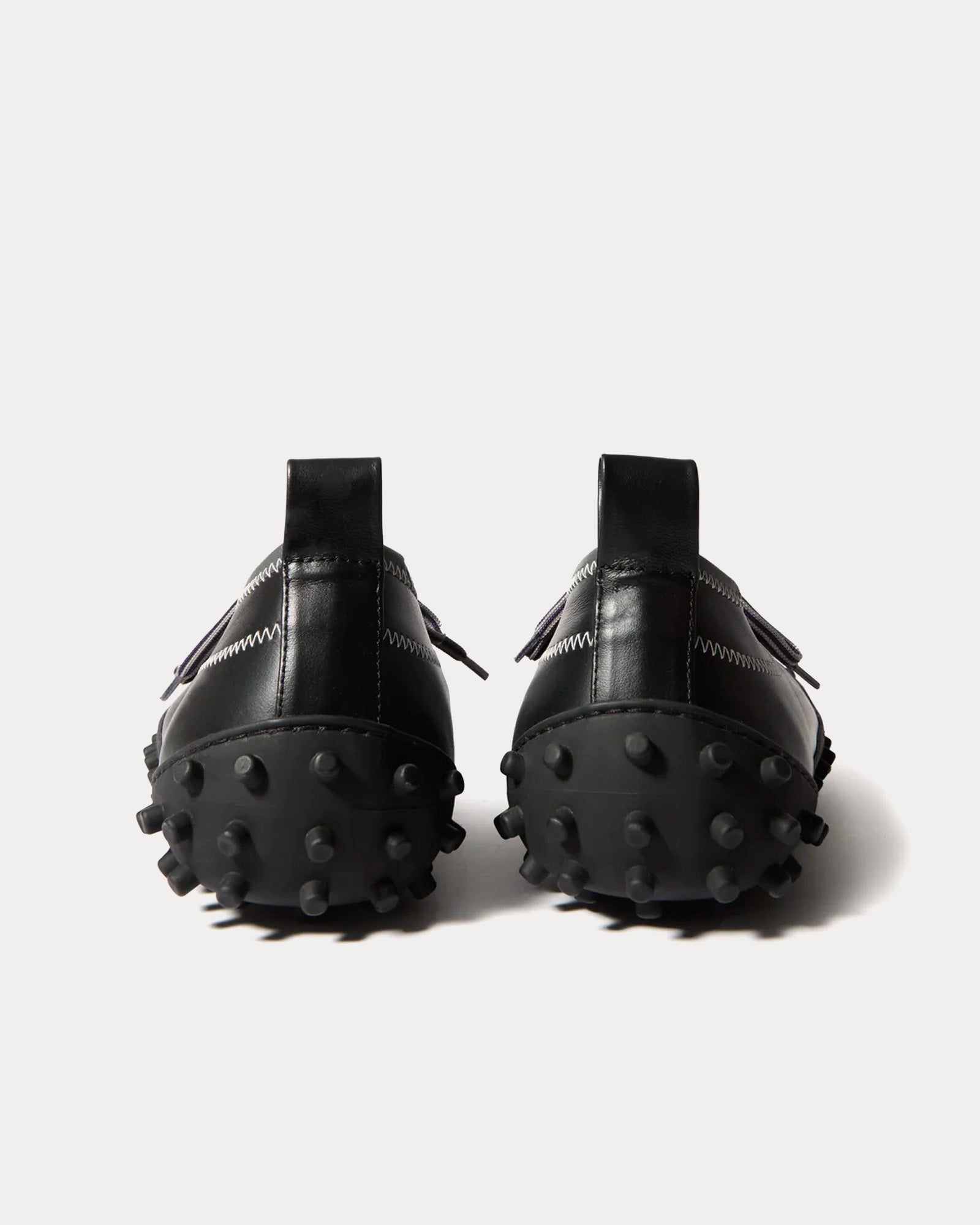 Sunnei - 1000CHIODI Leather Black / Black Slip On Sneakers