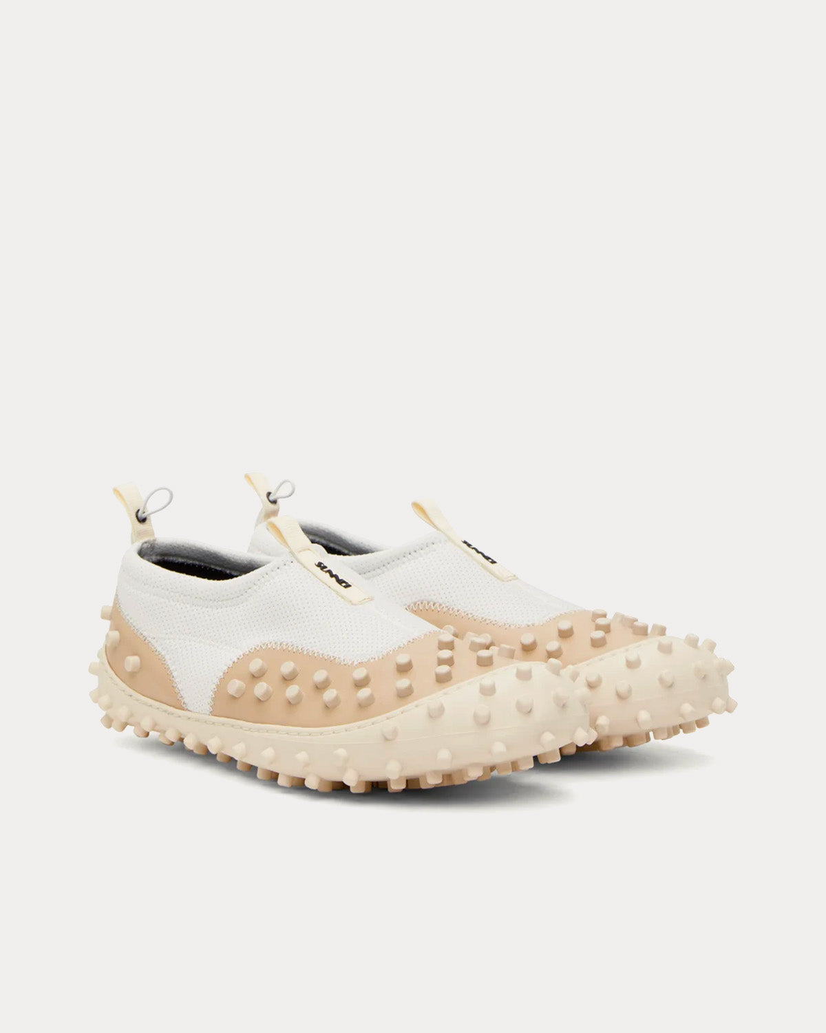 Sunnei - 1000CHIODI White / Beige Slip On Sneakers