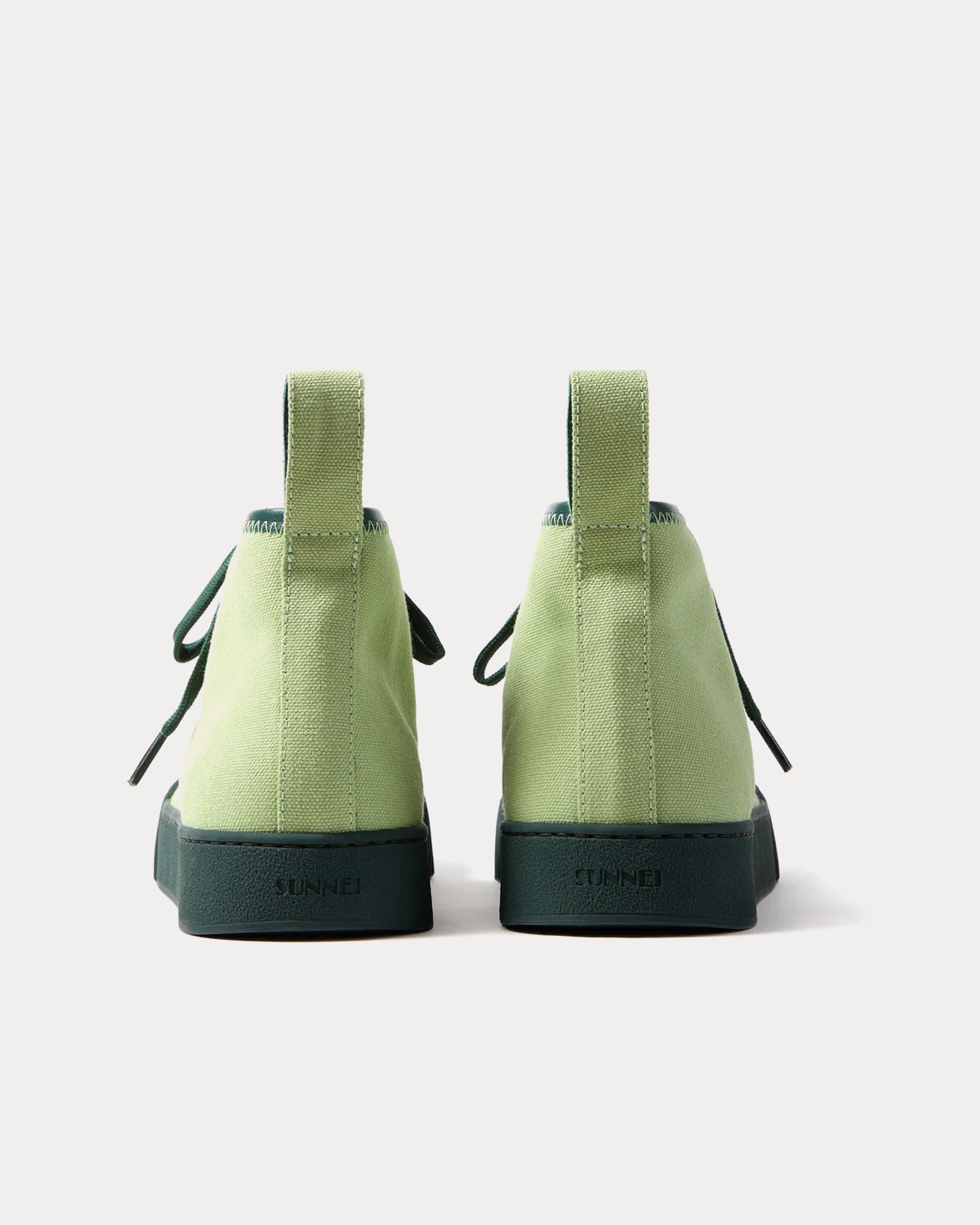 Sunnei - Isi Pale Green High Top Sneakers