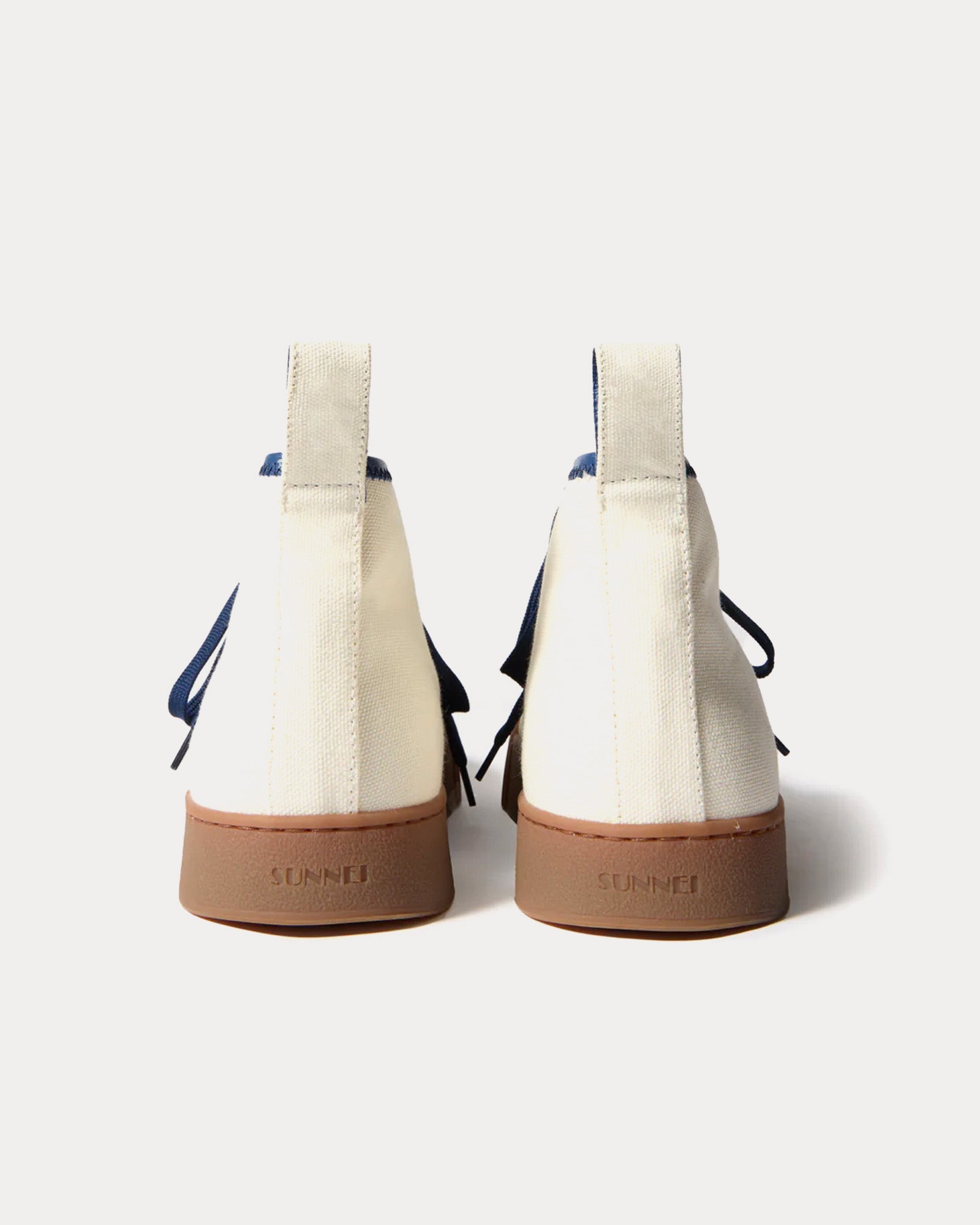 Sunnei - Isi White / Bluette High Top Sneakers