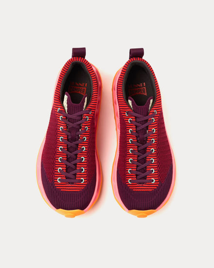 Sunnei x Camper Pelotissima Burgundy / Pink / Orange Low Top Sneakers - 2